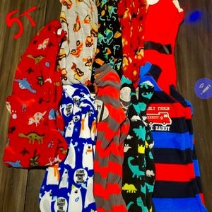 3t and 5t boys footie PJs